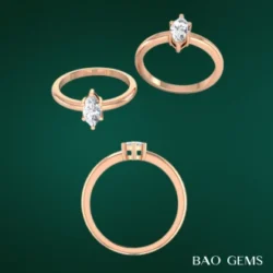 Marquise Cut Solitaire Rings