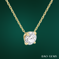 BAOGEMS Solitaire Necklace Classic Design - Image 2