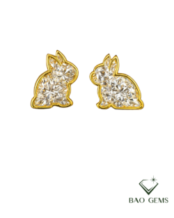 LAB GROWN DIAMOND ANIMAL PENDANT NECKLACE 18" - Image 3