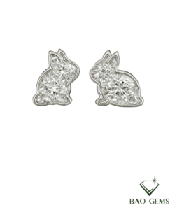 LAB GROWN DIAMOND ANIMAL PENDANT NECKLACE 18" - Image 5